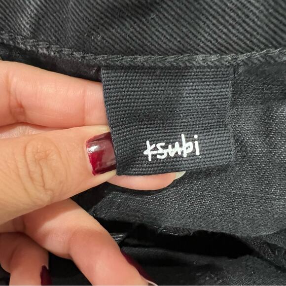 NEW NWT Ksubi Skinny Kickn Phantom Crop Flare Jeans - Picture 12 of 15